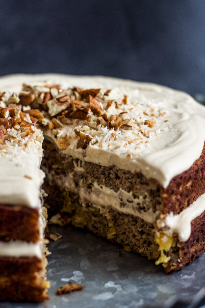 Paleo Hummingbird Cake + Cashew Cream Icing | The Nourished Mind